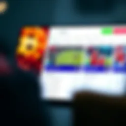 User interface of a betting app