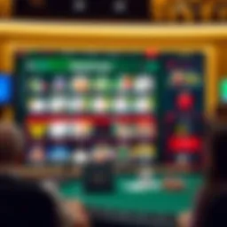 An overview of BetOnline poker interface showcasing various game options