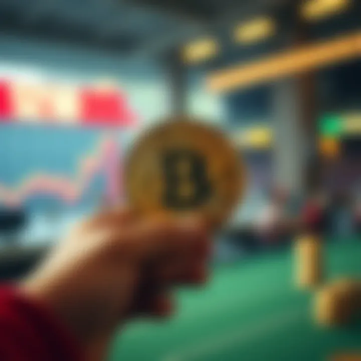 A visual representation of risks associated with Bitcoin betting.