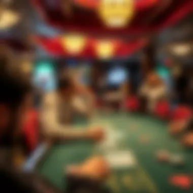Casino environment where card counting is practiced