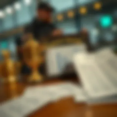 Betting slips and odds displayed for the Gold Cup