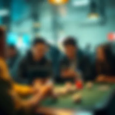 Conceptual image of a community sharing betting experiences