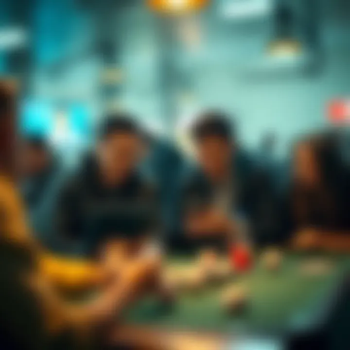 Conceptual image of a community sharing betting experiences