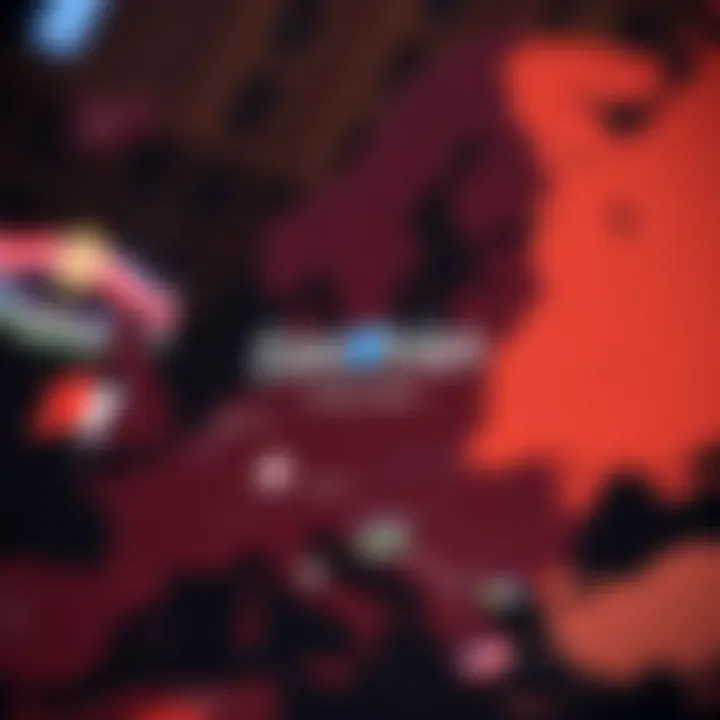 Map of Participating Countries in Eurovision Contest Map showcasing participating countries in Eurovision