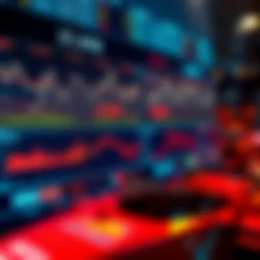 Insightful Data Analysis for F1 Betting Data analysis on a digital display