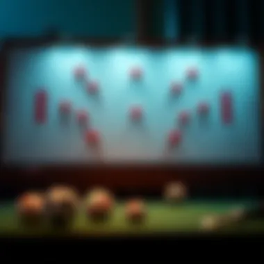 Tactical board illustrating Italian football strategy