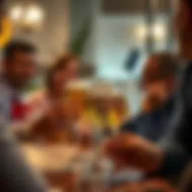 A celebratory toast featuring Ginebra San Miguel among friends.