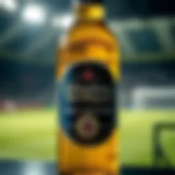 A bottle of Ginebra San Miguel showcasing its iconic label.