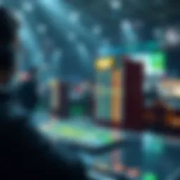 Conceptual illustration of online betting platforms