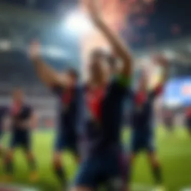 Historic moment: Japan U23 team's victory celebration