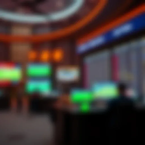 Dynamic betting environment showcasing various sports events