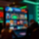A modern online casino interface showcasing various games