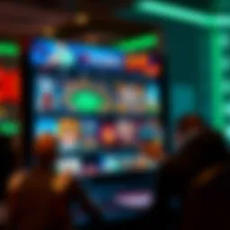 A modern online casino interface showcasing various games