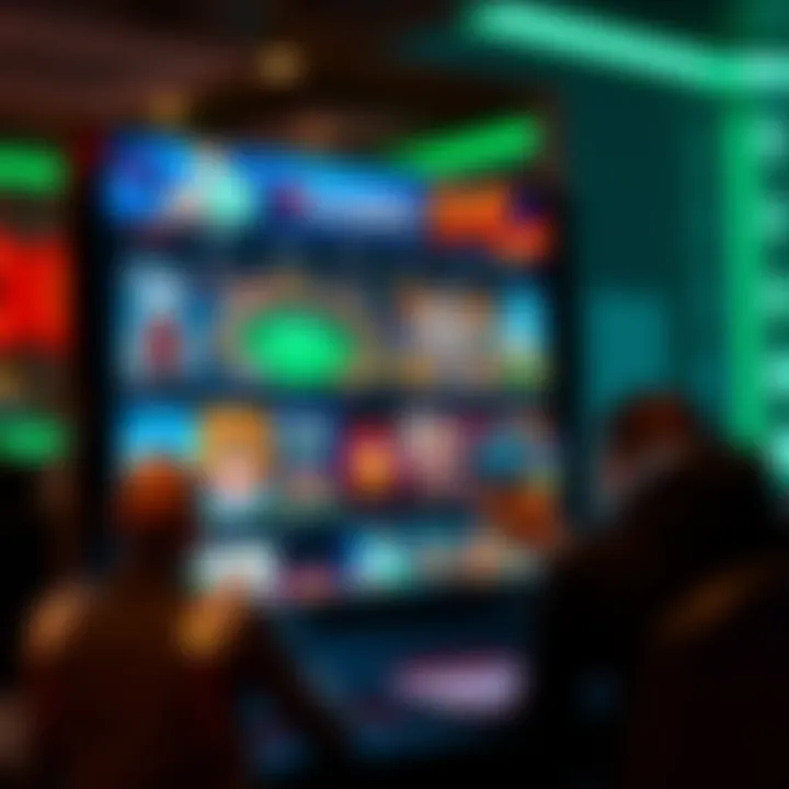 A modern online casino interface showcasing various games