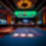 An immersive live blackjack table setup