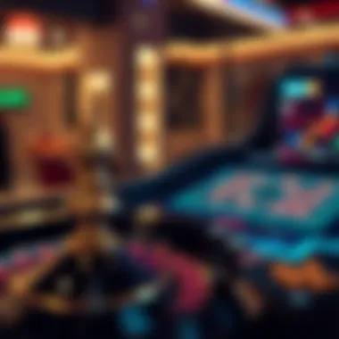 Immersive Experience on Online Roulette Digital interface of an online roulette platform