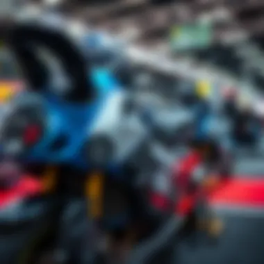 Innovation in Motorcycle Racing Technology Advanced motorcycle technology showcased at a racing event