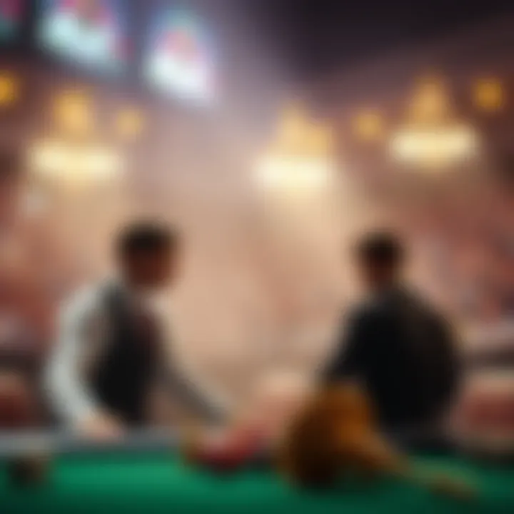 A visual representation of psychological elements influencing betting decisions