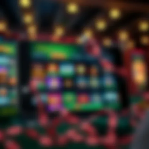 A modern online casino app interface showcasing various games