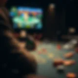 Virtual gaming table setup