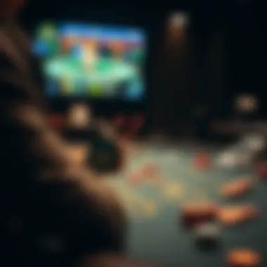 Virtual gaming table setup