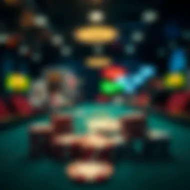 Strategic tips for winning at online poker illustrated creatively