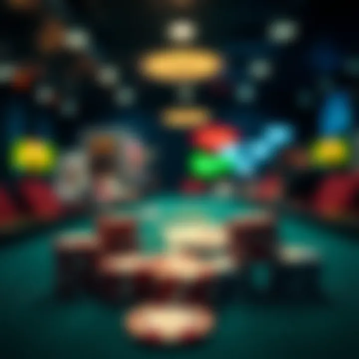 Strategic tips for winning at online poker illustrated creatively