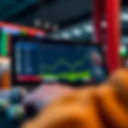 Visual representation of online betting interface