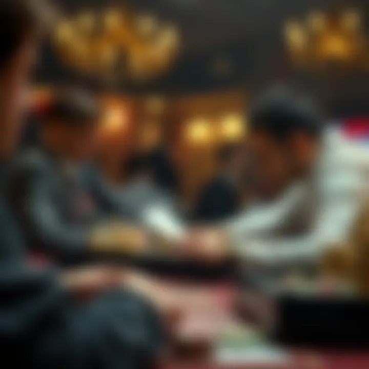 Strategic betting game in action