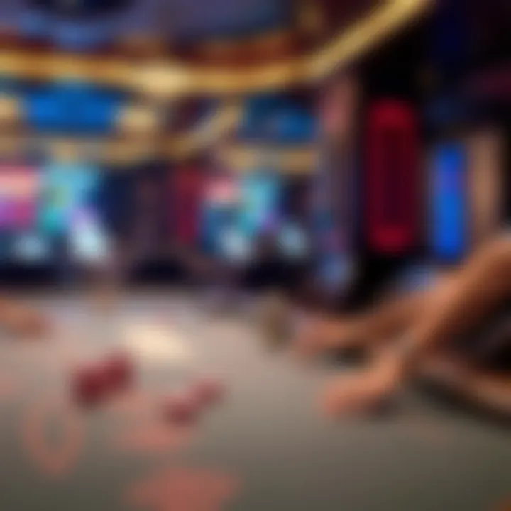 High-stakes gaming table in a Seoul casino