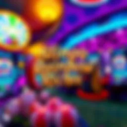 Slingo Rainbow Riches gameplay showcasing vibrant graphics