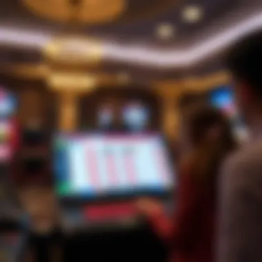 Statistics on online casino engagement