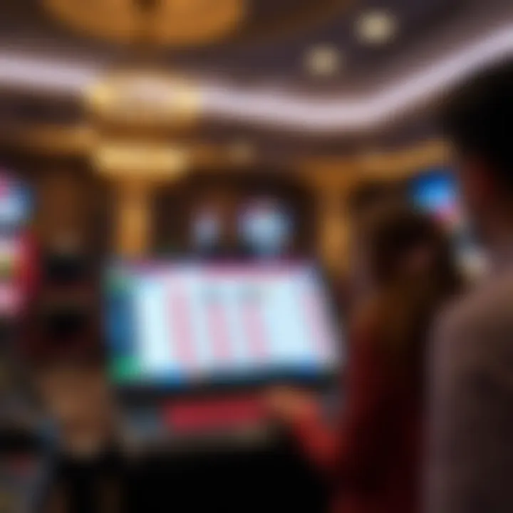 Statistics on online casino engagement