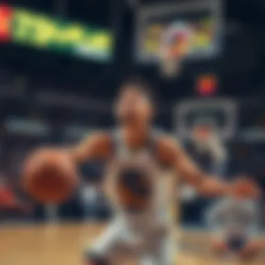 Unmatched Precision on the Court Curry's precision during a game