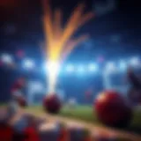 Conceptual illustration of sports betting strategies