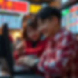Dynamic representation of online betting trends